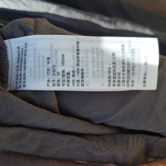 Hollister Gauzy Gray Slip Dress XS - Picture 8 of 9